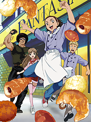 Kazuma Azuma wants to make bread. Not just any kind of bread, though. He wants to make a bread that represents Japan itself and can stand toe-to-toe with rice as a national food. Thanks to his legendary Hands of the Sun, unnaturally warm hands that allow dough to ferment faster, Kazuma’s bread is like a slice of Heaven. And when the Pantasia Rookie Competition arrives, everyone will get a taste of his skill! Along with his friend Kawachi (who’s only in it for the dough), he’ll go up against koala karate masters, Harvard bread scientists, samurai with rolling-pin swords, and more! Can Kazuma create bread like naan other and bake his way to glory, or should he quit before he’s toast?