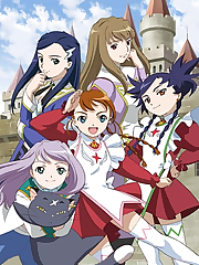 Arika Yumemiya has traveled far in search of her goal: the prestigious Gualderobe Academy. This is the school where young girls are trained to become Otomes, protectors of royal leaders throughout the lands. Here, Arika makes plenty of friends, but some enemies know something about her past that she does not. Nevertheless, her spirit and determination will keep pushing her forward. Adapted from its predecessor, Mai-HiME, this series is not a direct sequel, but an alternate universe setting featuring some of the Mai-HiME cast (though with different personalities).