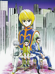 After reuniting with Gon and his friends, Kurapika explained to them the risks he bears because of his abilities. Believing that his target of revenge is no longer alive and the search for his fallen comrade’s eyes could truly begin, Kurapika soon after receives a message informing him that all the Spiders still lived. After much discussion between his friends, Gon, Kurapika and company decided to hunt after the one Spider member who’s ability could ultimately result in Kurapika’s defeat and death. Based on the manga by Togashi Yoshihiro.