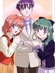 Maiku Kamishiro’s past has always been somewhat of a mystery to him. The only clue he has to who is family might be is an old photograph showing two young children, a boy and a girl, playing in a small pool outside of a blue house. In an attempt to find his family, he moves to this blue house and begins working as a programmer. He’s living a comfortable life until the day two very different girls show up at his door, both in possession of the same photograph, and both claiming to be his twin. With no way to prove who is a relative and who is a stranger, Maiku allows both girls to move in with him until they know for sure.