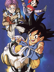 Emperor Pilaf finally has his hands on the Black Star Dragon Balls after years of searching, which are said to be twice as powerful as Earth’s normal ones. Pilaf is about to make his wish for world domination when he is interrupted by Gokuu Son. As a result, Pilaf flubs his wish and accidentally turns Gokuu back into a child. After the wish is granted, the Black Star Dragon Balls scatter across the galaxy. However, Gokuu discovers that they will cause the Earth to explode unless they are all brought back within a year. Uniting with his granddaughter Pan and a young adult Trunks, Gokuu sets off on an adventure through the universe to find the Black Star Dragon Balls and save his planet from destruction.