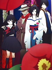 Somewhere in the vast sea of the Internet, there’s a website that can only be accessed at the stroke of midnight. Known as the Jigoku Tsushin, rumor has it that if you post a grudge there, the Jigoku Shoujo will appear and drag whoever torments you into the inferno. Very little is known about the girl - all we know for sure is that she lives with her equally enigmatic grandmother, that three magical straw dolls accompany and serve her, and that whenever a posting on the Jigoku Tsushin moves her, she becomes the Jigoku Shoujo.