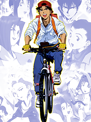 Kintarou Oe doesn’t look like it, but he is a genius who completed all his university courses and then quit before graduating. He becomes a wandering student, going from place to place on his bicycle, seeking to learn what he can about life, the world, and women. He is willing and able to do any job he has to prove himself. His travels take him to a variety of locations and a variety of women, each who learns to love the hardworking guy, but not before he can run off.