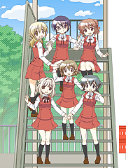 The fourth season of Hidamari Sketch. Studying at the Yamabuki Arts High School has been a dream-come-true for Yuno, and she’s learned so much already! And not just from her instructors, but from her friends and neighbors who’ve become her second family and made the Hidamari Apartments such a safe and nurturing home. But as the day of her big sisters Sae and Hiro’s graduation draws slowly closer, it’s time for Yuno to start seriously taking on the same role for Nazuna, Nori and the other budding young artists who’ve entered Hidamari’s protective cocoon. And it’s also time to tackle some really challenging artistic assignments. That doesn’t mean there won’t still be time for fun with Miyako and all the others, but it’s definitely time to pencil in her plans for the future. And sometimes that means you have to put the art before the course!