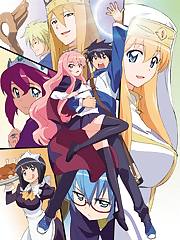 The fourth and final season of The Familiar of Zero. Saito and Louise feel their bond deepening as the days go on, and they feel it might be time to take the next step in their relationship... But before that, the Queen has a mission for them. She sends them to the pope, who has both Louise and Tiffania become holy maidens. And with all the interruptions around, by both friends and foes, Louise and Saito’s love will be tested to the limit.