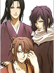 Two short OVA of Hakuouki distributed to those who purchased all six volumes of the DVD. A fandisc game Hakuoki Zuisouroku and an official parody Hakuoki SSL (a high school parody) were animated.