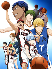 Teikou Junior High School’s basketball team is crowned champion three years in a row thanks to five outstanding players who, with their breathtaking and unique skills, leave opponents in despair and fans in admiration. However, after graduating, these teammates, known as The Generation of Miracles, go their separate ways and now consider each other as rivals. At Seirin High School, two newly recruited freshmen prove that they are not ordinary basketball players: Taiga Kagami, a promising player returning from the US, and Tetsuya Kuroko, a seemingly ordinary student whose lack of presence allows him to move around unnoticed. Although Kuroko is neither athletic nor able to score any points, he was a member of Teikou’s basketball team, where he played as the Phantom Sixth Man, who easily passed the ball and assisted his teammates. Kuroko no Basket follows the journey of Seirin’s players as they attempt to become the best Japanese high school team by winning the Interhigh Championship. To reach their goal, they have to cross pathways with several powerful teams, some of which have one of the five players with godlike abilities, whom Kuroko and Taiga make a pact to defeat.