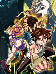 OVAs of History’s Strongest Disciple Kenichi bundled with volumes 46, 47, 49, 53, 54, 55, & 56 of the manga.