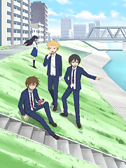 Tadakuni, Hidenori, and Yoshitake are students at the all-boys academy, Sanada North High School. This is a tale about just that—their daily lives as students. Winning the basketball tournament? Finding true love? You won’t find any of that here. Whether it’s sparking random arguments while hanging out with friends, meeting that one weird co-worker at a part-time job, or even letting imaginations run wild on a windy afternoon, we’ve all experienced the show’s ordinary but true-to-life themes at one point or another.